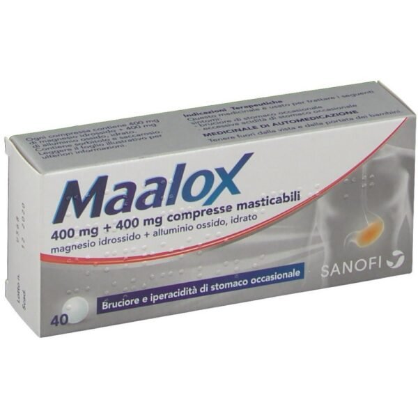 Maalox 400mg + 400mg Kautabletten 40 Stück