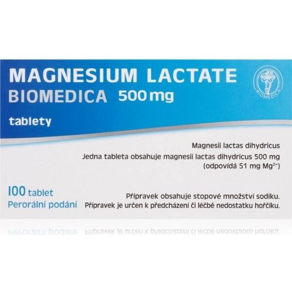 Magnesium Lactate Biomedica 500mg Tabletten 100 Stück