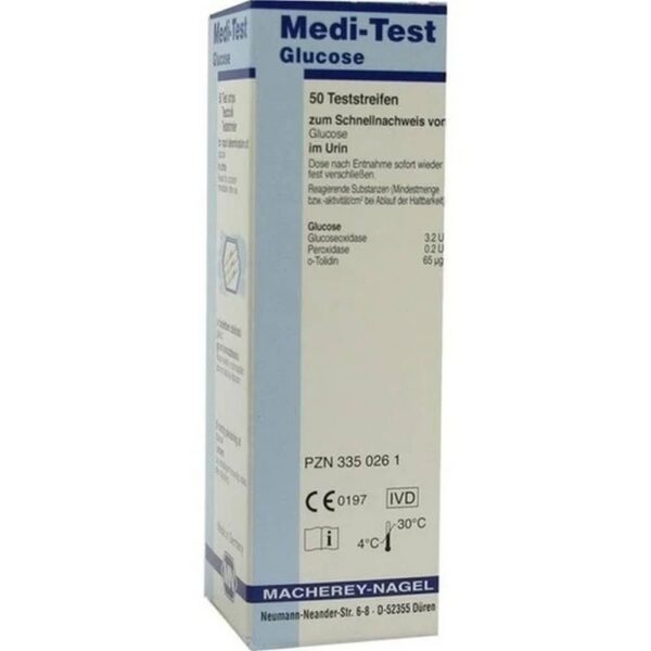 MEDI-TEST glucose test strips, 50 pcs, MACHEREY-NAGEL GmbH & Co. KG