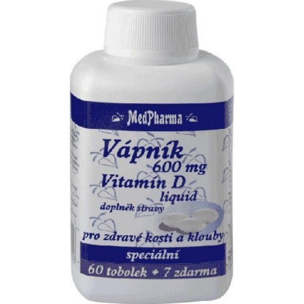 MedPharma Calcium 600 mg + Vitamin D3 67 tab