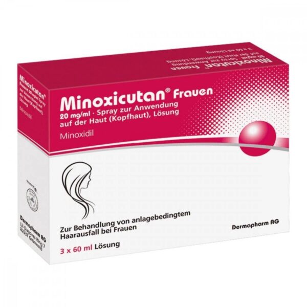 MINOXICUTAN Men 50 mg/ml Spray, 3X60 ml
