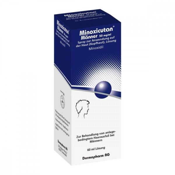 MINOXICUTAN Men 50 mg/ml Spray, 60 ml