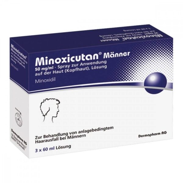MINOXICUTAN Women 20 mg/ml Spray, 3X60 ml
