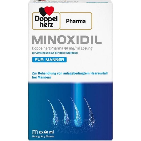 Minoxidil 50 mg/ml Lösung für Männer 180 ml (Minoxidil 50 mg/ml Solution for Men)