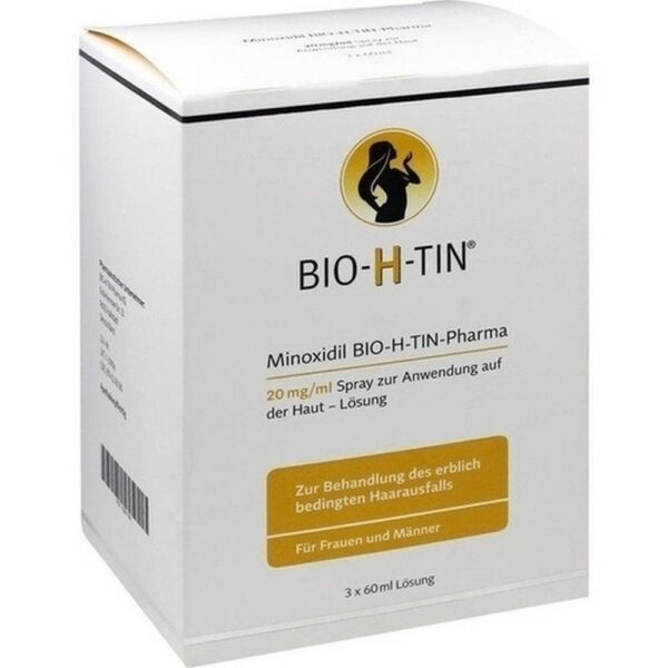 MINOXIDIL BIO-H-TIN Pharma 20 mg/ml Spray Solution, 3X60 ml