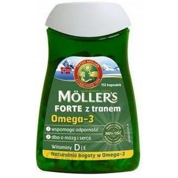 Mollers Forte with tranem 112 caps.