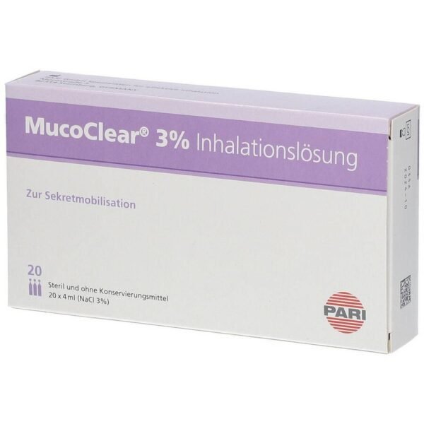 Mucoclear 3% NaCl Inhalation Solution 20 × 4 ml (Pari GmbH)