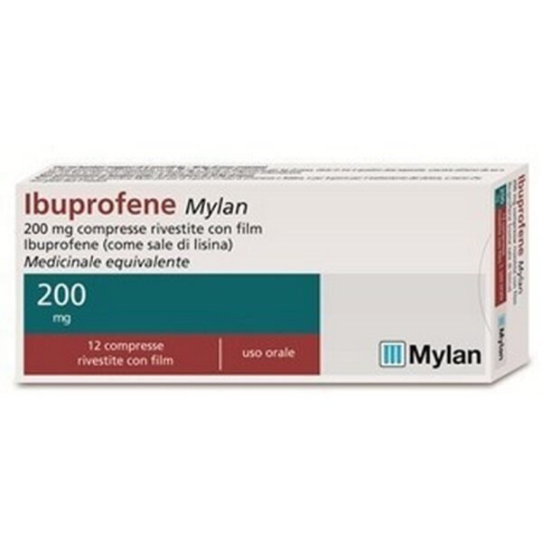 Mylan Ibuprofene 200mg Tabletten 12 Stück