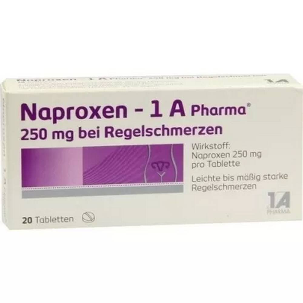 naproxen 1a pharma 250 mg 20 pcs NAPROXEN-1A Pharma 250 mg — 20 pcs