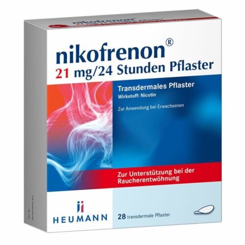 NIKOFRENON 21 mg/24 hours patch transdermal, 7 pcs