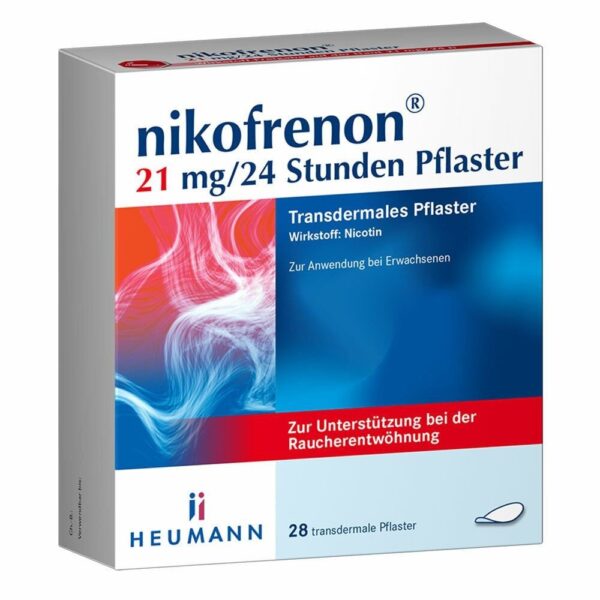 NIKOFRENON 21 mg/24 hours patch transdermal, 7 pcs