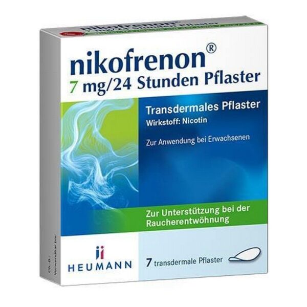 NIKOFRENON 7 mg/24 hours patch transdermal, 7 pcs