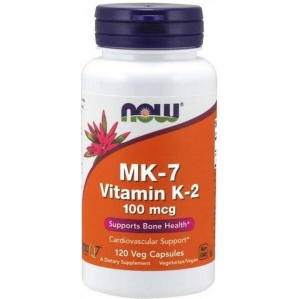 Now Foods Vitamin K2 MK-7MenaQ7 100 mcg 120 veg.caps