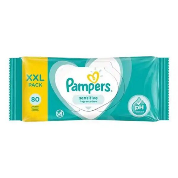 Pampers fresh clean wipes, 80 pieces