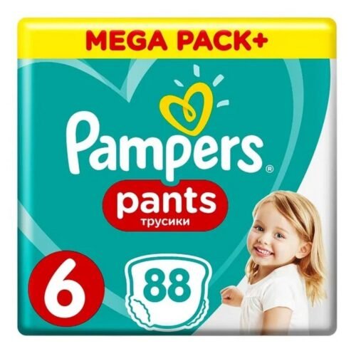 Pampers Pants 6, diaper pants for children (15+ kg), 88 pcs.