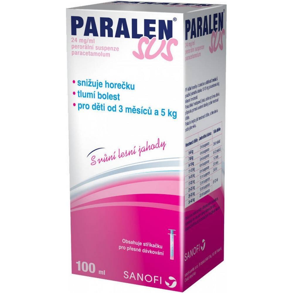 paralen sus 24mgml 100ml Paralen Sirup 24mg/ml 100ml
