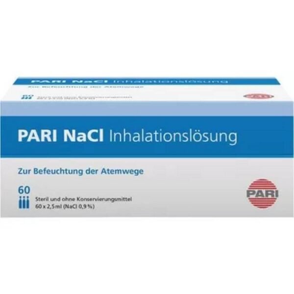 PARI NaCl Inhalation Solution 60 × 2.5 ml ampoules (Pari GmbH)