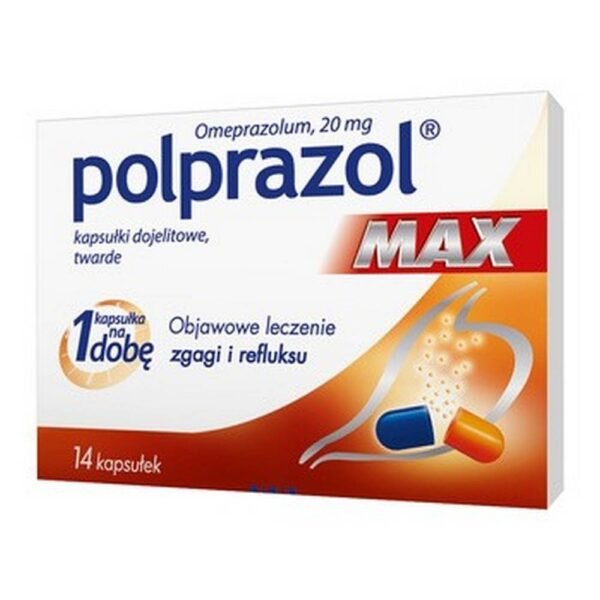 Polprazole Max 20 mg Enteric Capsules 14 pcs