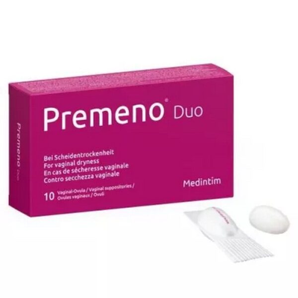 PREMENO Duo Vaginal Ovula, 10 pcs