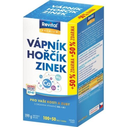 Revital Calcium+magnesium+zinc+vit. D3+K1 150 tab