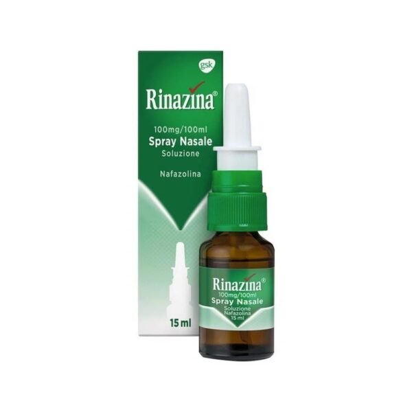 Rinazine 100 mg/100 ml Decongestant Nasal Spray, 15 ml — Rinazine