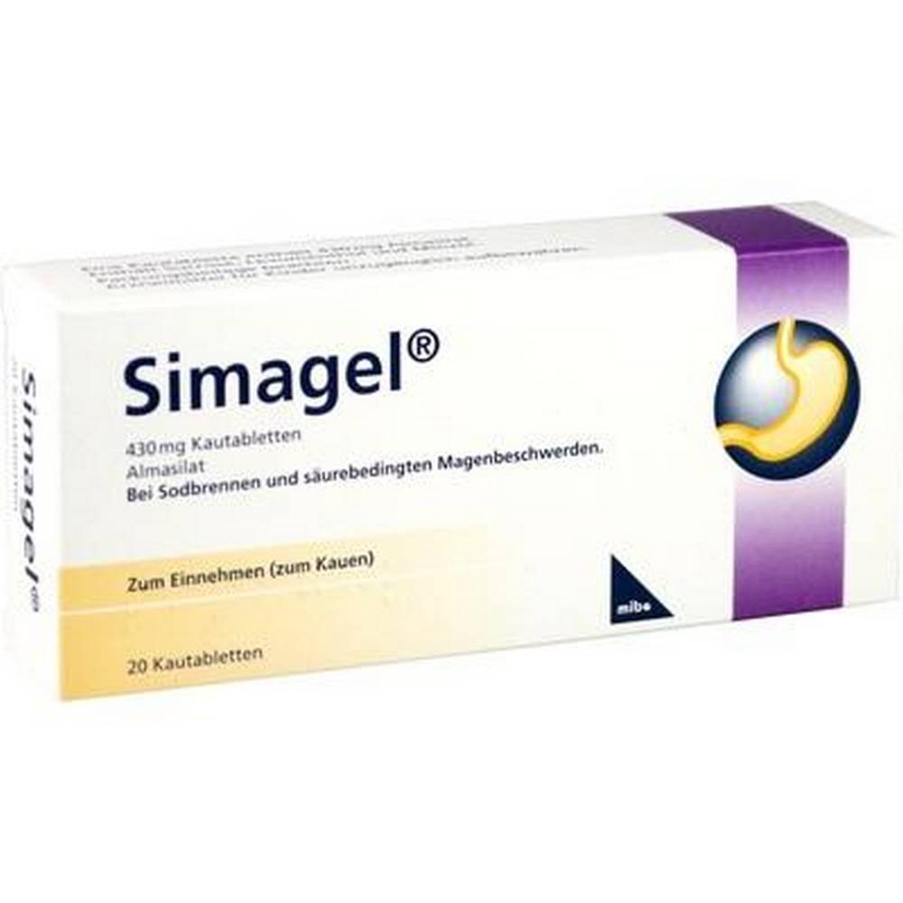 simagel chewable tablets 20 pcs Simagel Chewable Tablets 20 pcs