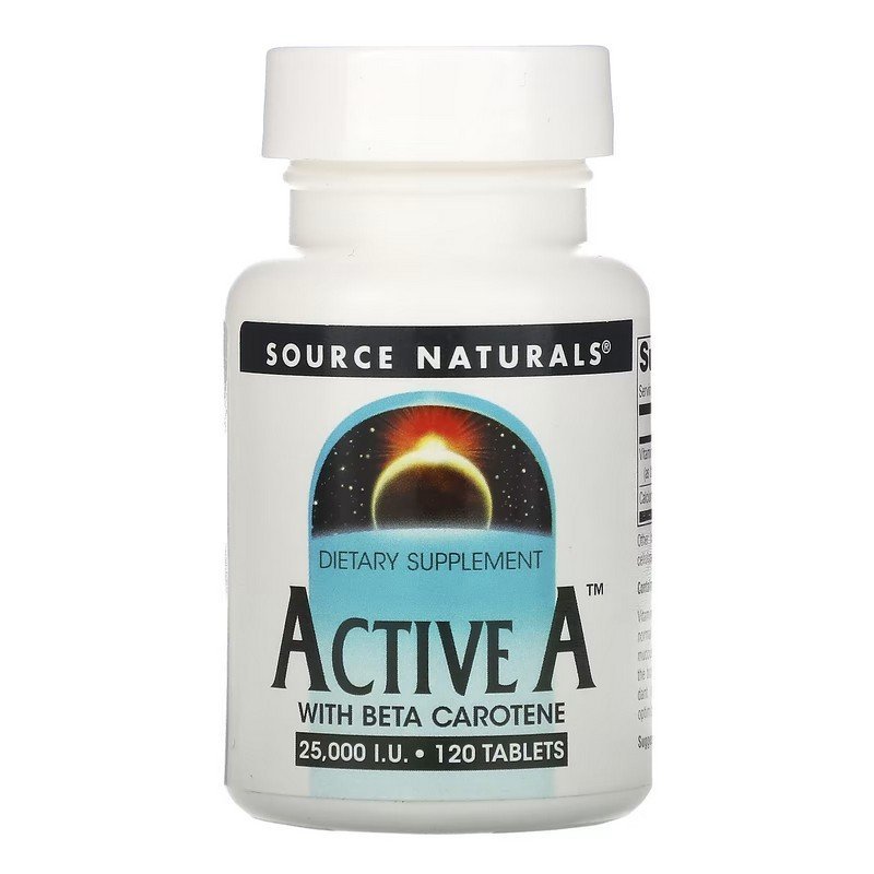 Source Naturals Active A 25000 IU 120 Tablets