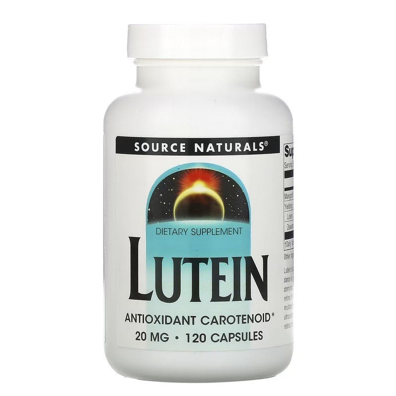Source Naturals Lutein 20 mg 120 Capsules