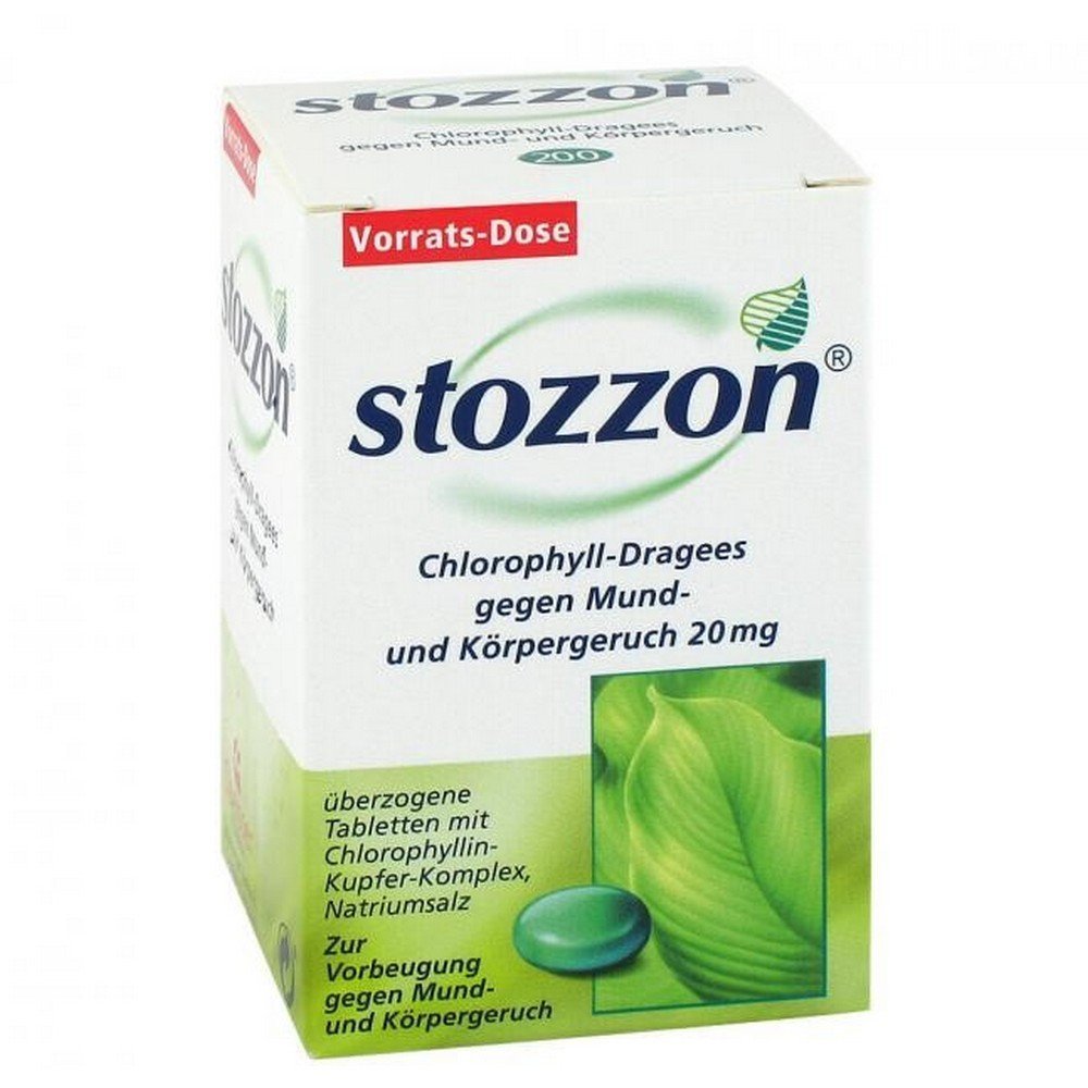 stozzon chlorophyll coated tablets 200 pcs Stozzon Chlorophyll Coated Tablets 200 pcs