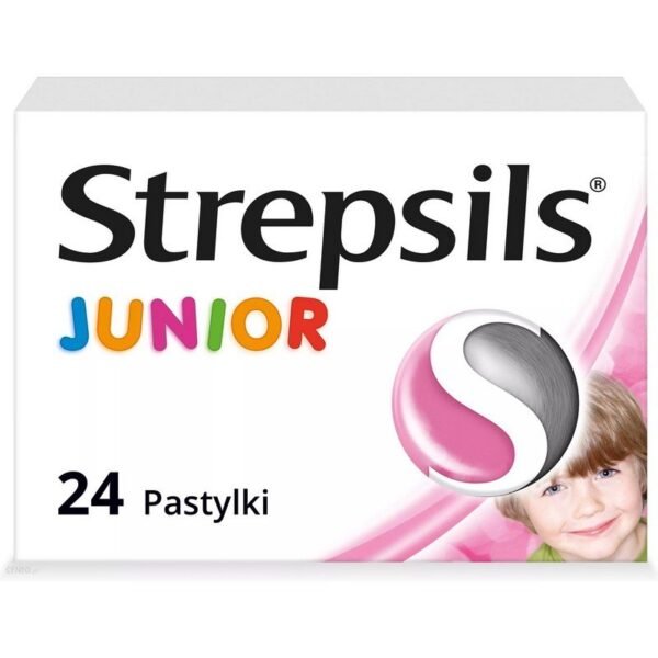 Strepsils Junior Lozenges for Sore Throat 24 pcs
