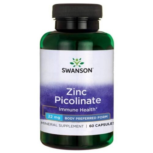 Swanson Zinc (picolinate), 22 mg, capsules, 60 pieces