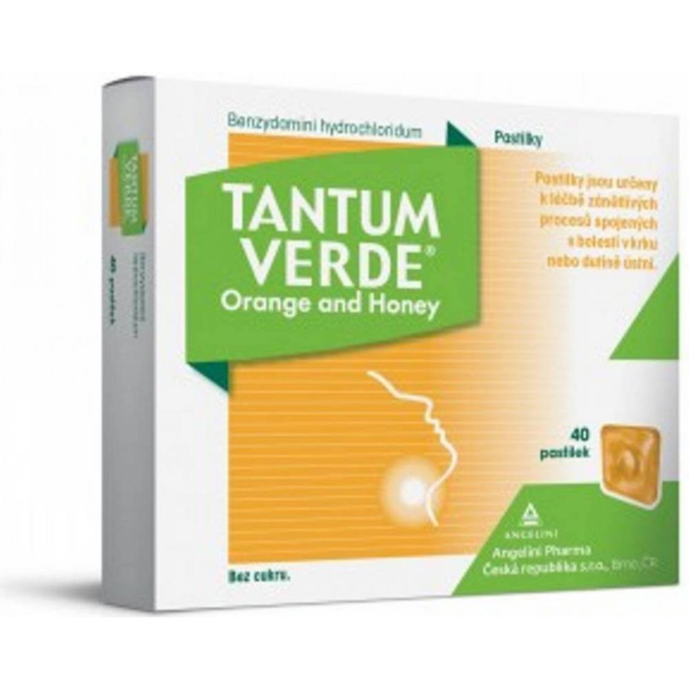 tantum verde orange and honey 3mg 40 Tantum Verde Orange & Honey 3 mg, 40 pcs