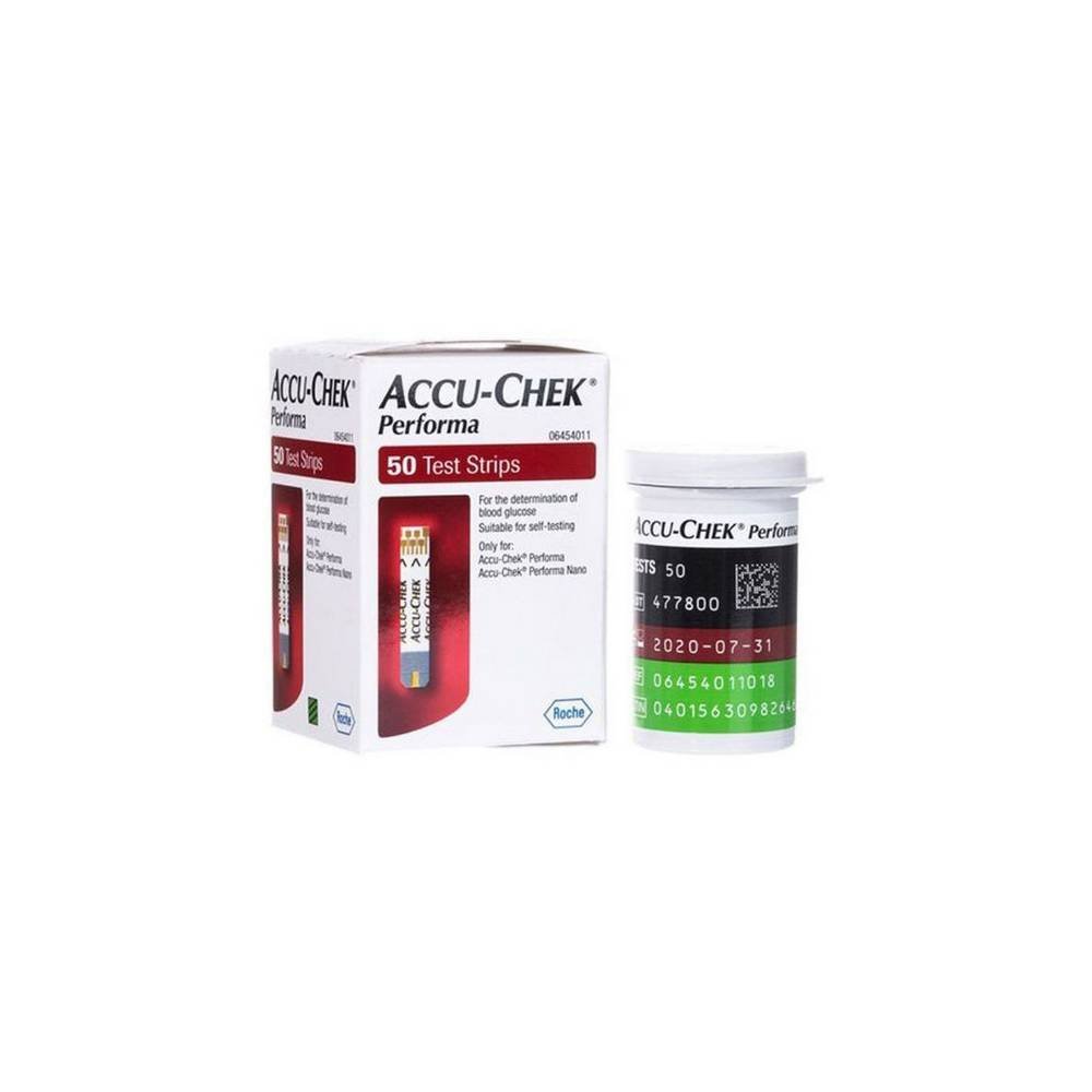 test strips accu chek performa 50 strips Accu-Chek Performa Test Strips 50 pcs
