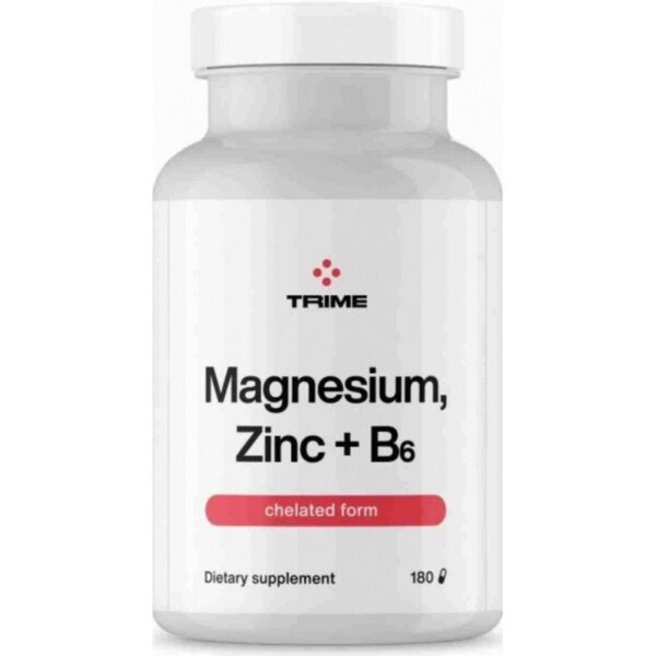 Trime zinc magnesium + B6 180 caps