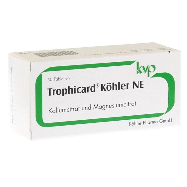 TROPHICARD Köhler NE tablets, 50 pcs