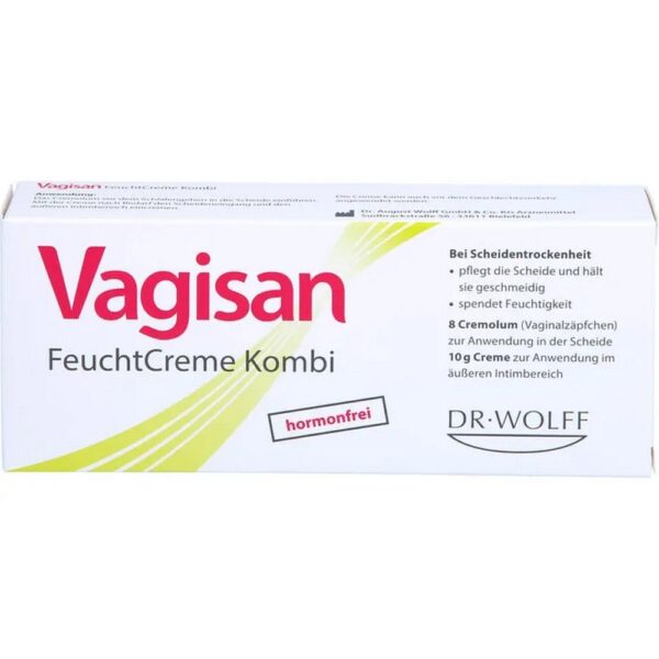 VAGISAN MoistCream Combi 8 Ovula + 10 g Cream, 1 P