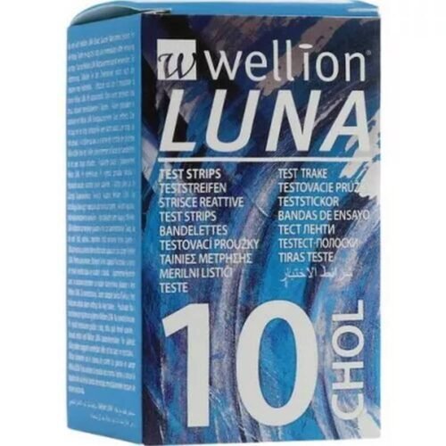 WELLION LUNA Cholesterin Teststreifen, 10 St, Med Trust GmbH