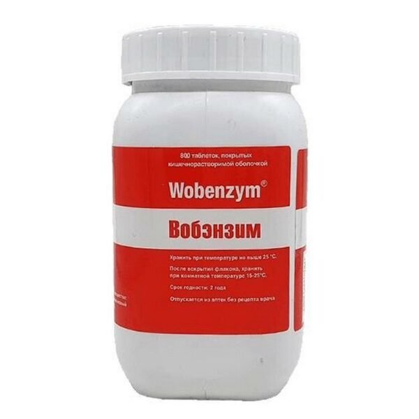 Wobenzym Tablets 800 pcs