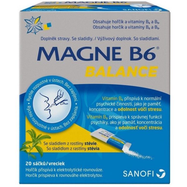 Zentiva MAGNE B6 BALANCE pockets 20 pcs