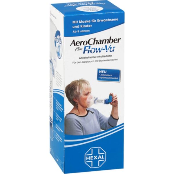 AEROCHAMBER M.Maske F.erw.u.kDR.AB 5 years of blue, 1 pcs