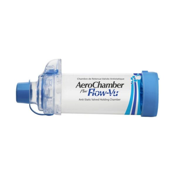 AEROCHAMBER M.Mundstück Erw.u.KDR.AB 5 years of blue, 1 pcs