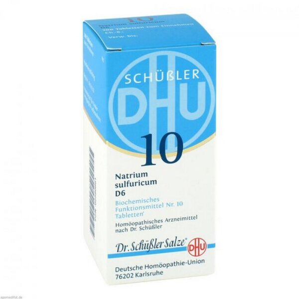 BIOCHEMIE DHU 10 sodium sulfuricum D 6 tablets, 200 pcs