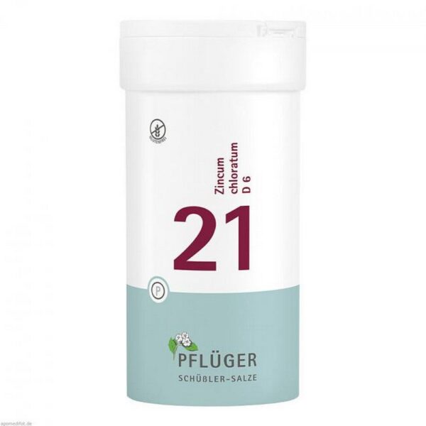 BIOCHEMIE Pfluger 21 Zincum chloratum D 6 tabl., 400 pcs