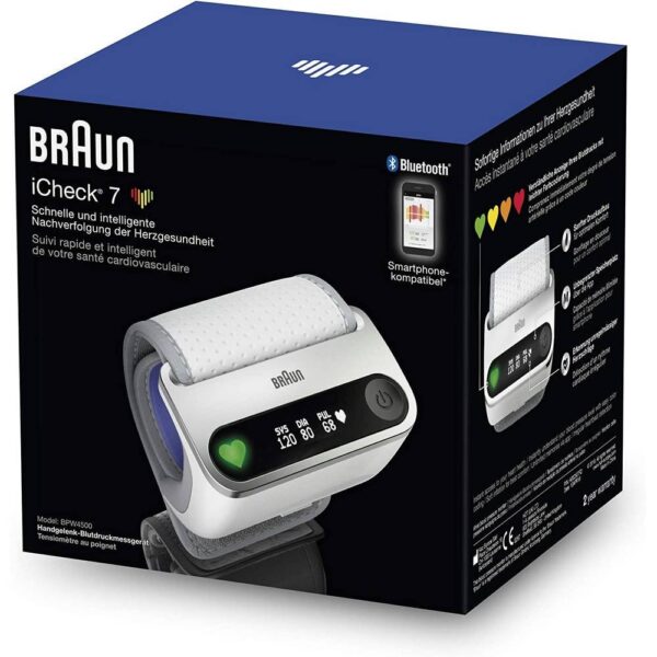 BRAUN BLOOD PRESSURE MONITOR Icheck7 Handg.BPW4500, 1 pcs