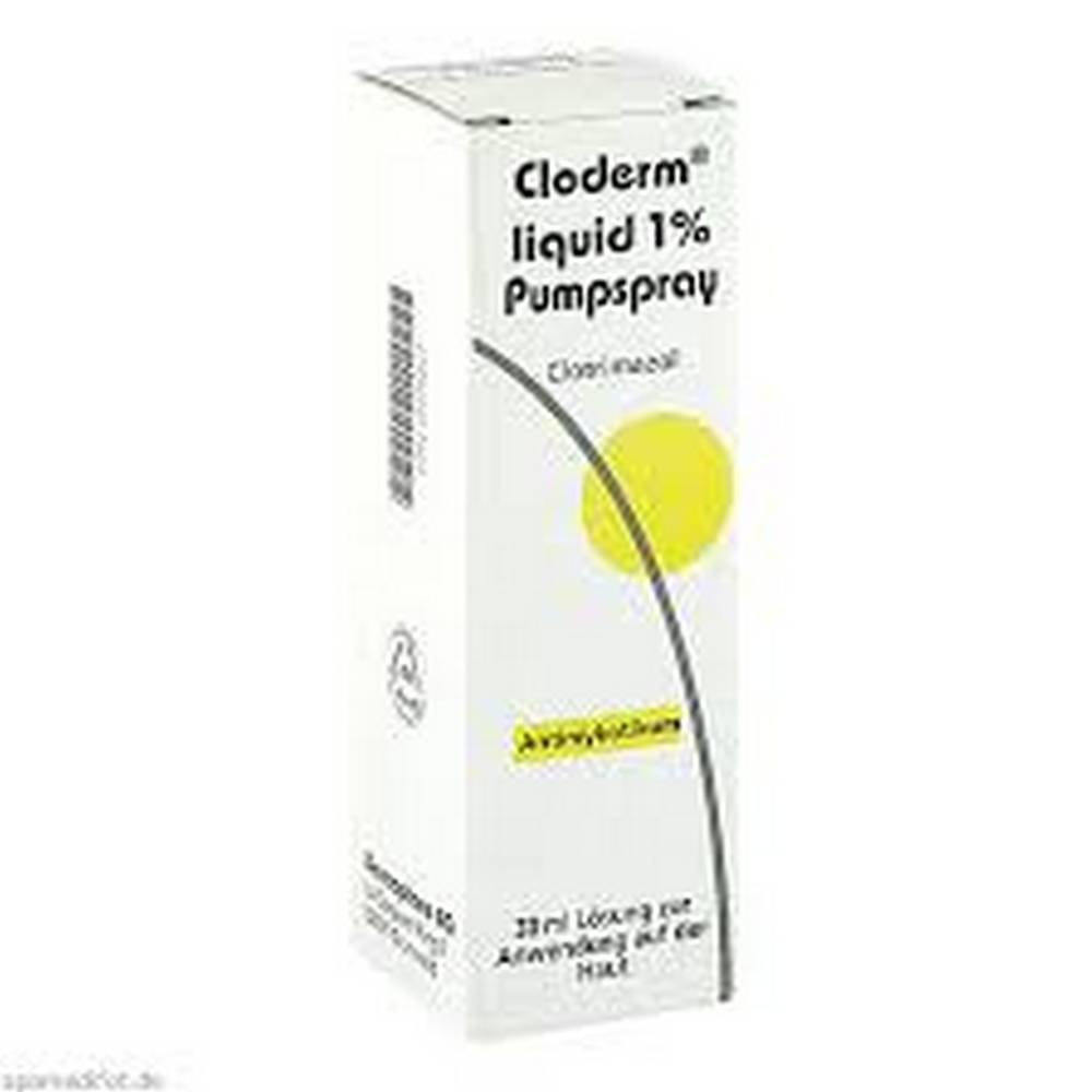 CLODERM Liquid 1% pump spray, 30 ml
