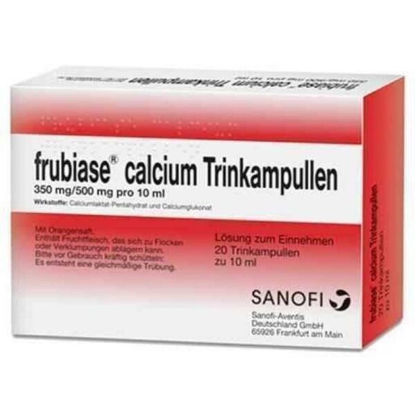 FRUBIASE CALCIUM T drinking ampoules, 20 pcs