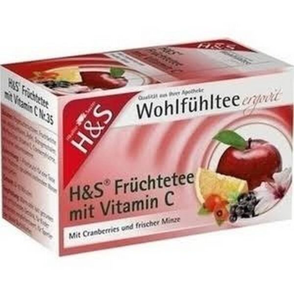 H&S Fruits with Vitamin C filter bag, 20X2.7 g