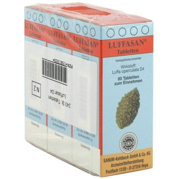 LUFFASAN tablets, 3X80 pc