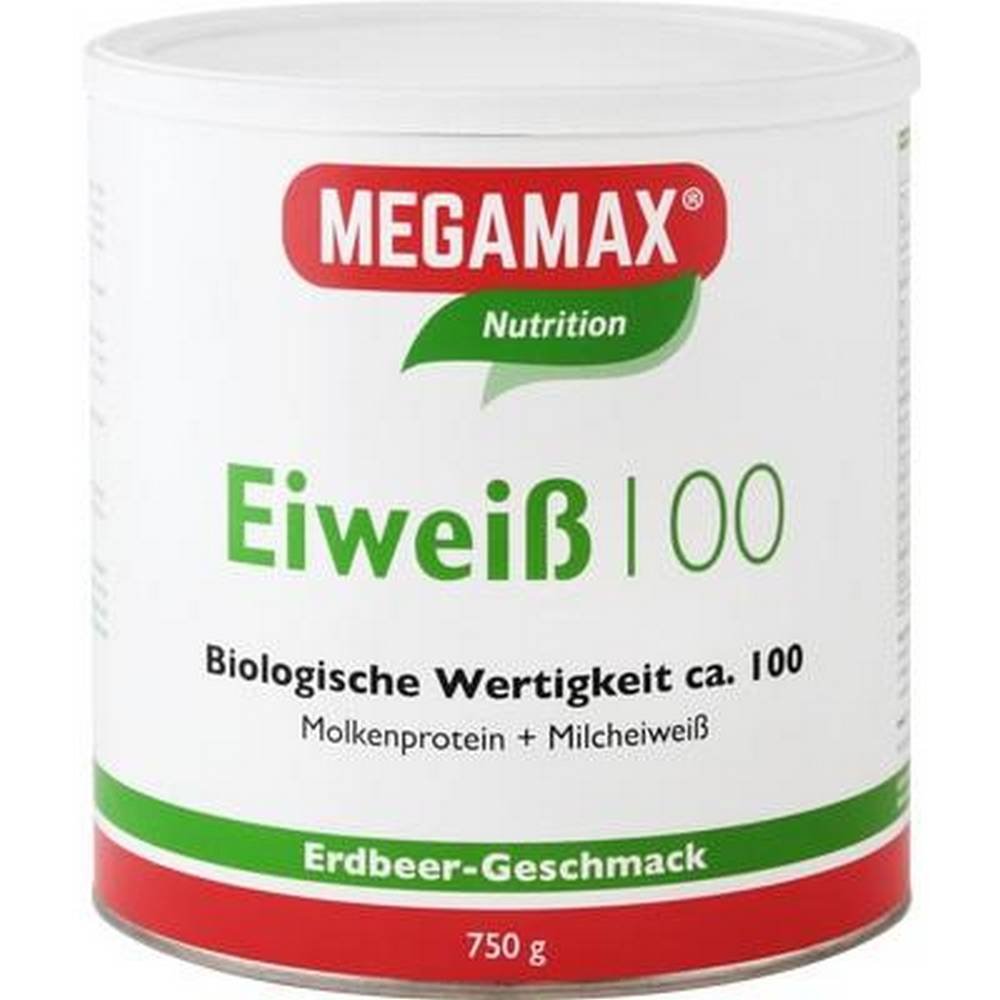 EIWEISS 100 Erdbeer Megamax Pulver, 750 g