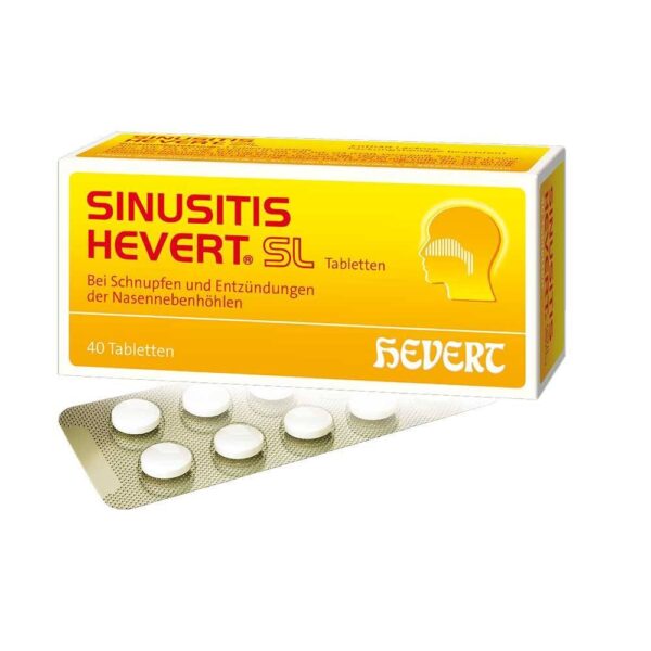 SINUSITIS HEVERT SL tablets, 40 pcs